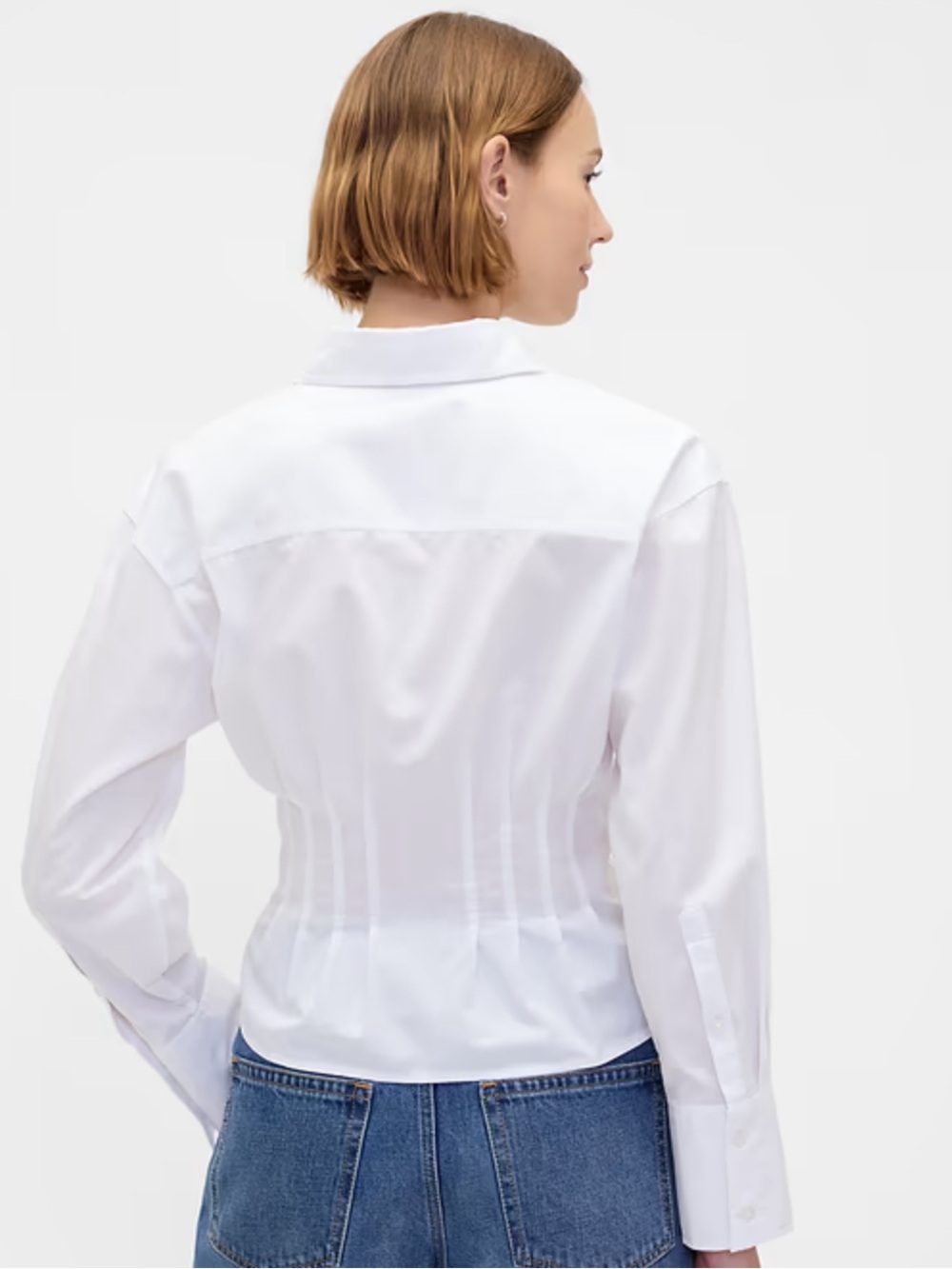 Gap Organic Cotton Poplin Fitted Shirt - Picture 2 of 6